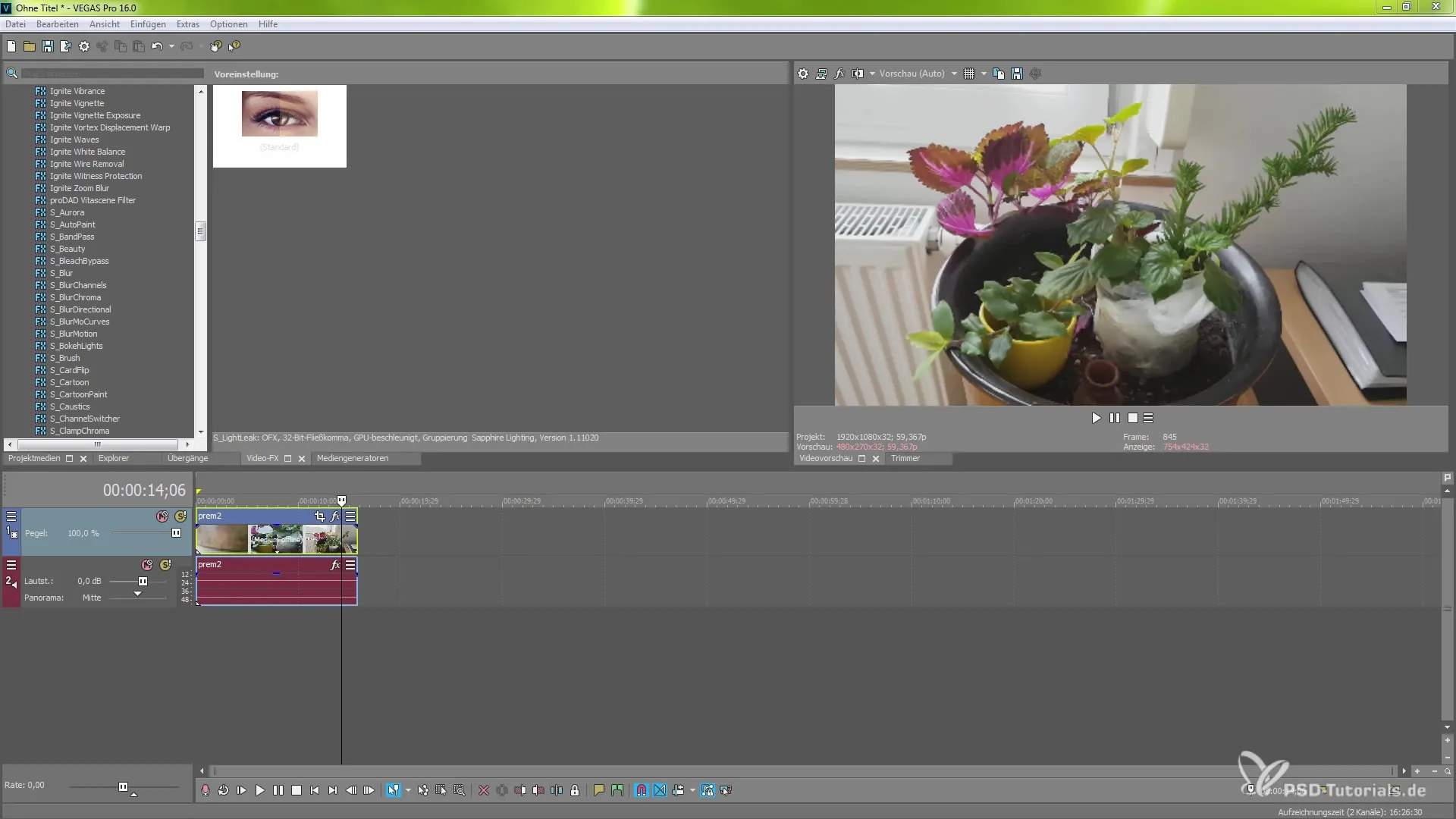 Entdecke die neuen Funktionen von MAGIX VEGAS Pro 16 Entdecke die neuen Funktionen von MAGIX VEGAS Pro 16