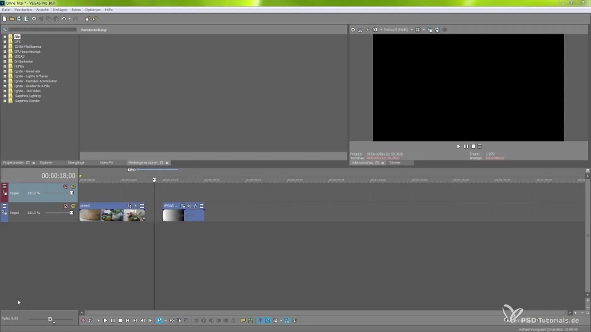 MAGIX VEGAS Pro 16 – Comienza correctamente con HitFilm Ignite Pro MAGIX VEGAS Pro 16 – Comienza correctamente con HitFilm Ignite Pro