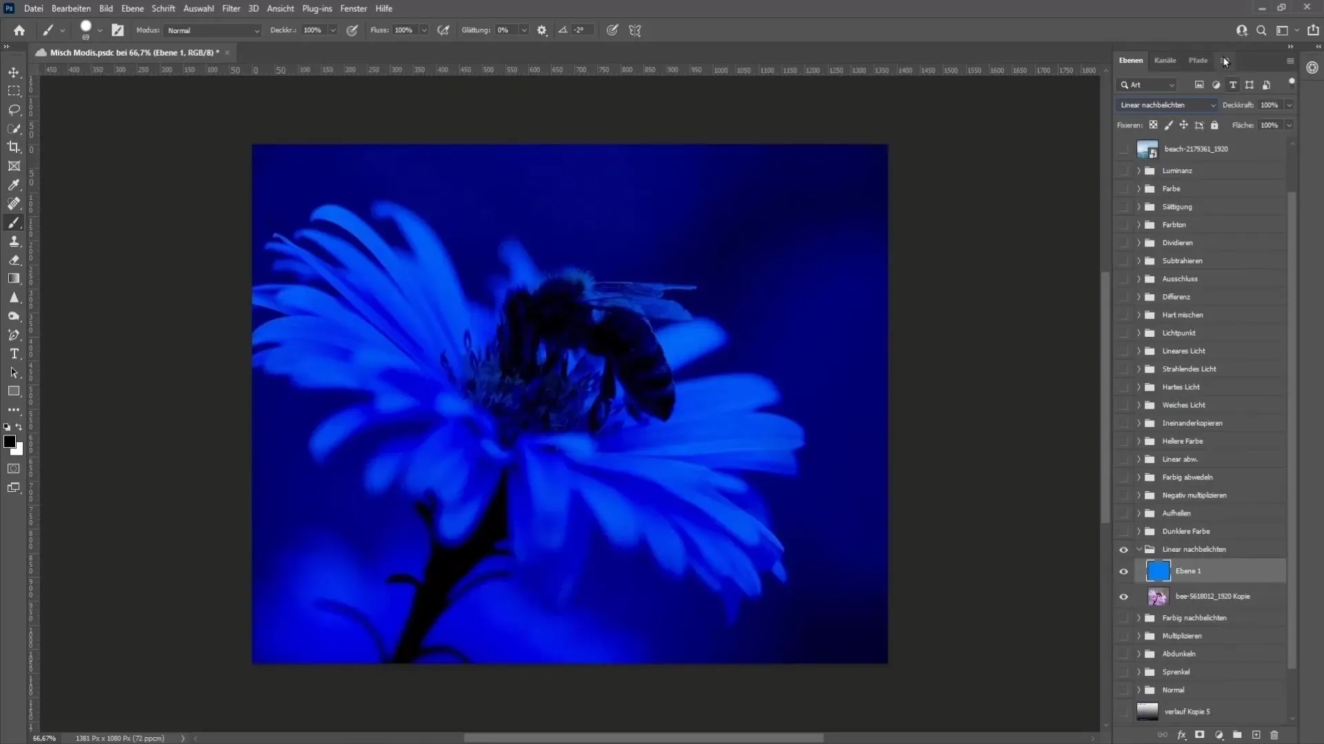 Photoshop 기술: 블렌딩 모드 자세히 보기