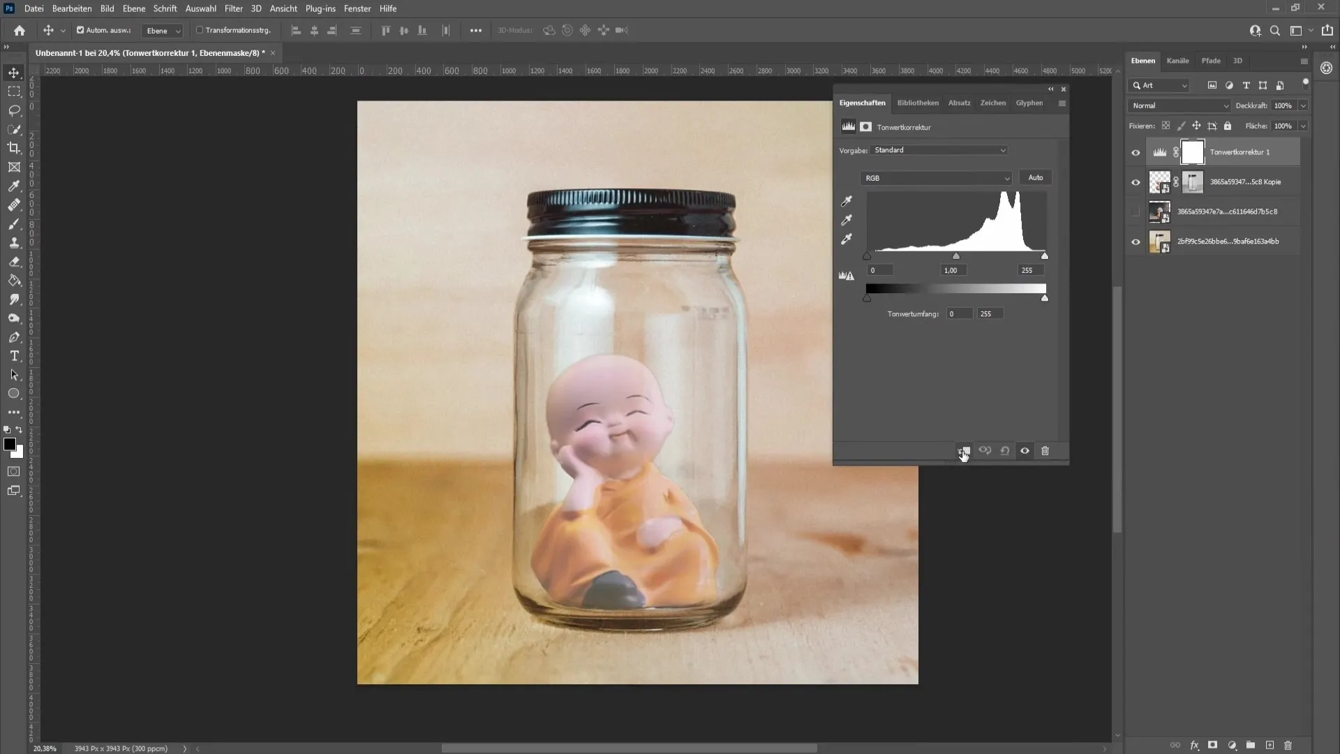 Insertar un objeto en un vaso de forma realista - Guía paso a paso para Photoshop