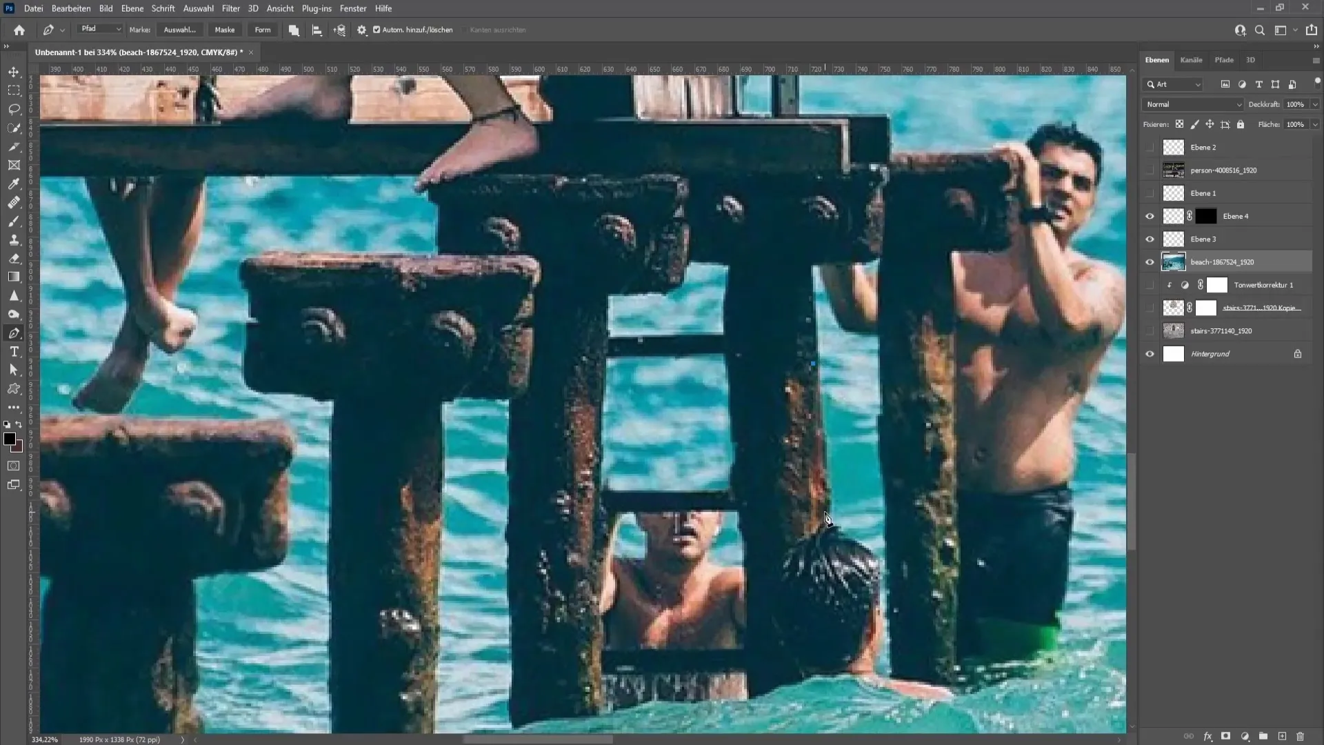 Remover objetos ou pessoas de imagens - guia passo a passo com o Photoshop