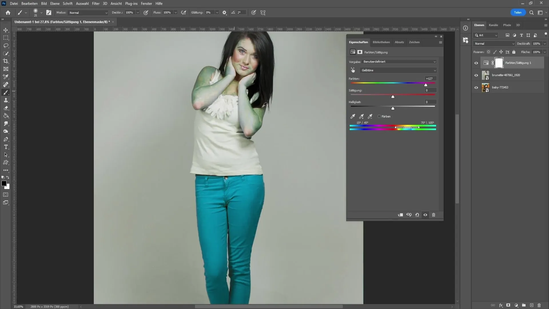 Cambiamento di colore in Photoshop - Guida passo dopo passo