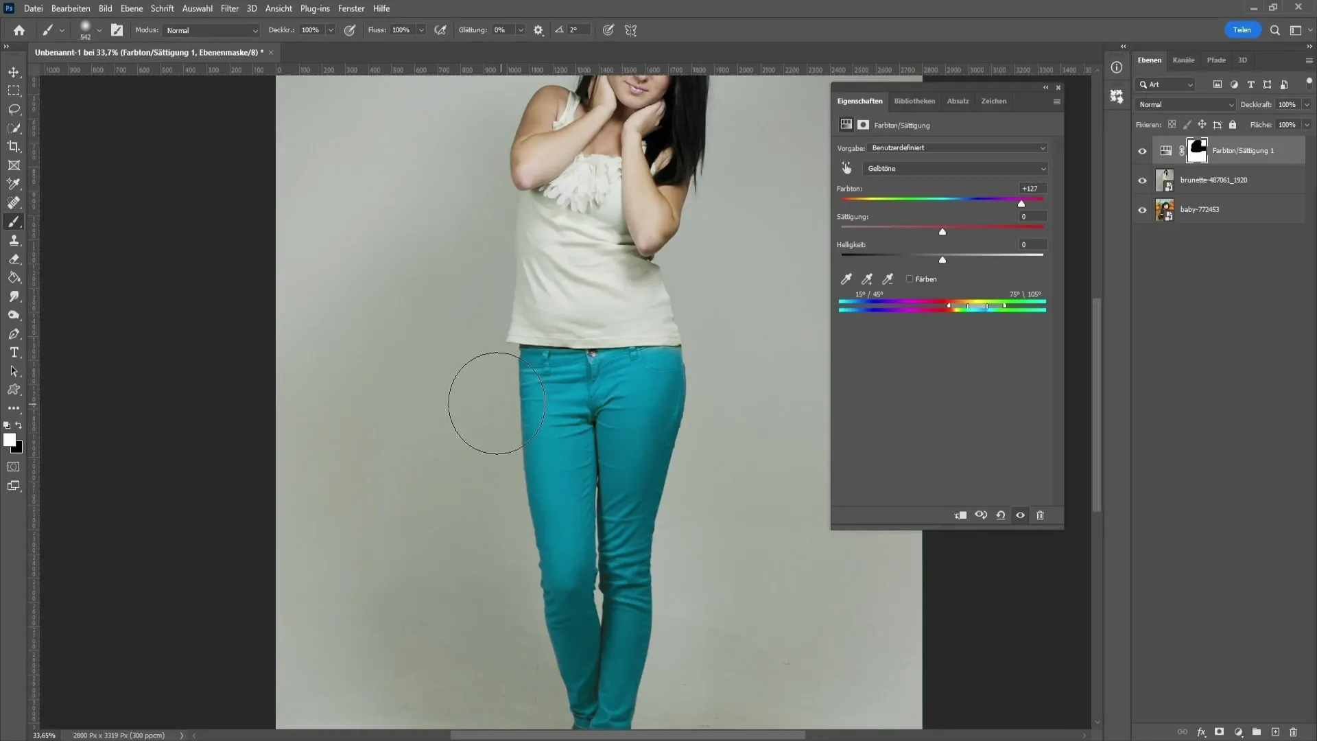 Cambiamento di colore in Photoshop - Guida passo dopo passo