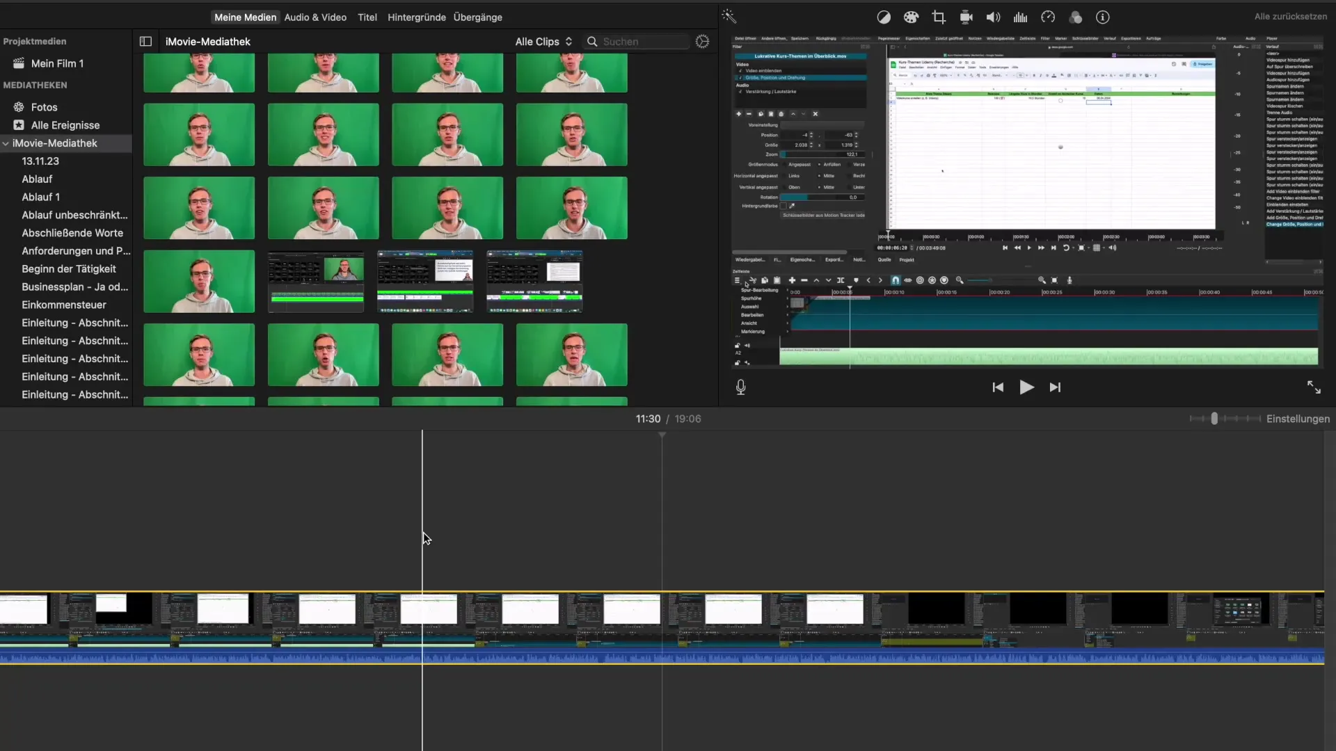 Ефективен внос и организация на медии в iMovie Ефективно импортиране и организиране на медии в iMovie