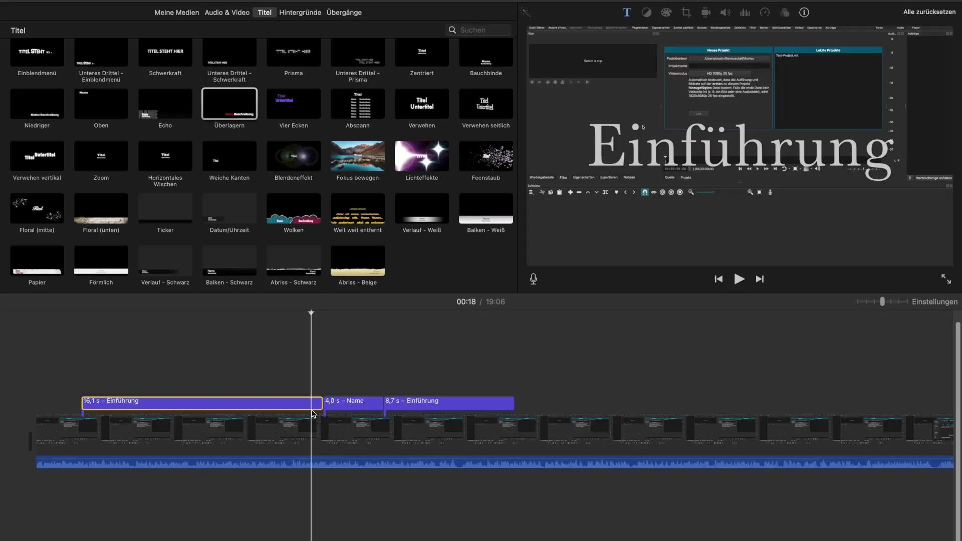 Вмъкване на креативни заглавия в iMovie: Подробно ръководство шаг по шаг Вмъкване на креативни заглавия в iMovie: Стъпка по стъпка ръководство