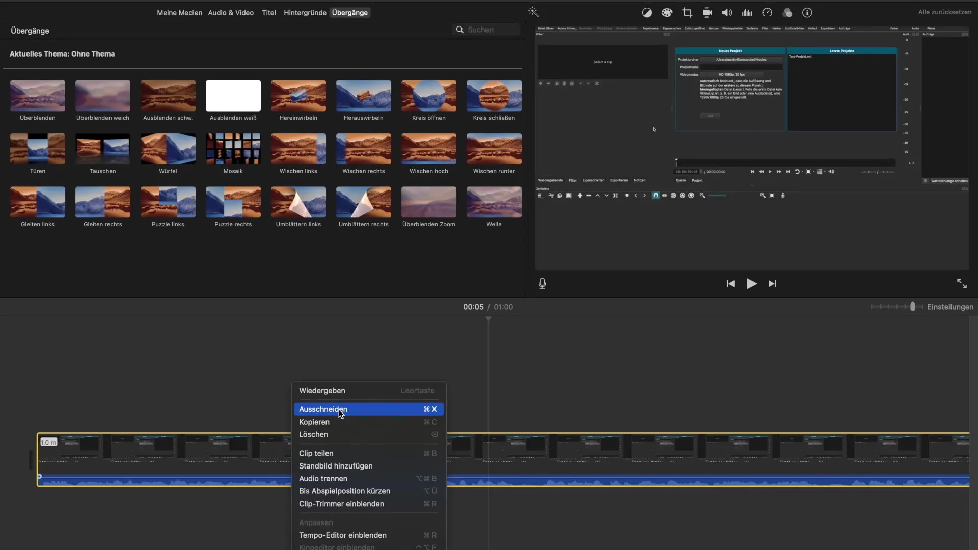 Нов урок по iMovie за функции на десния и левия клик Ново iMovie ръководство за функции на десен и ляв клик
