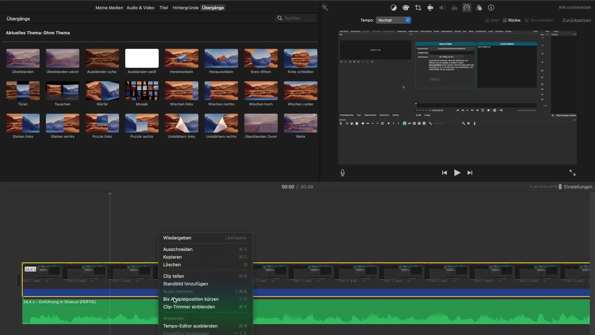Ново iMovie ръководство за функции на десен и ляв клик Ново iMovie ръководство за функции на десен и ляв клик