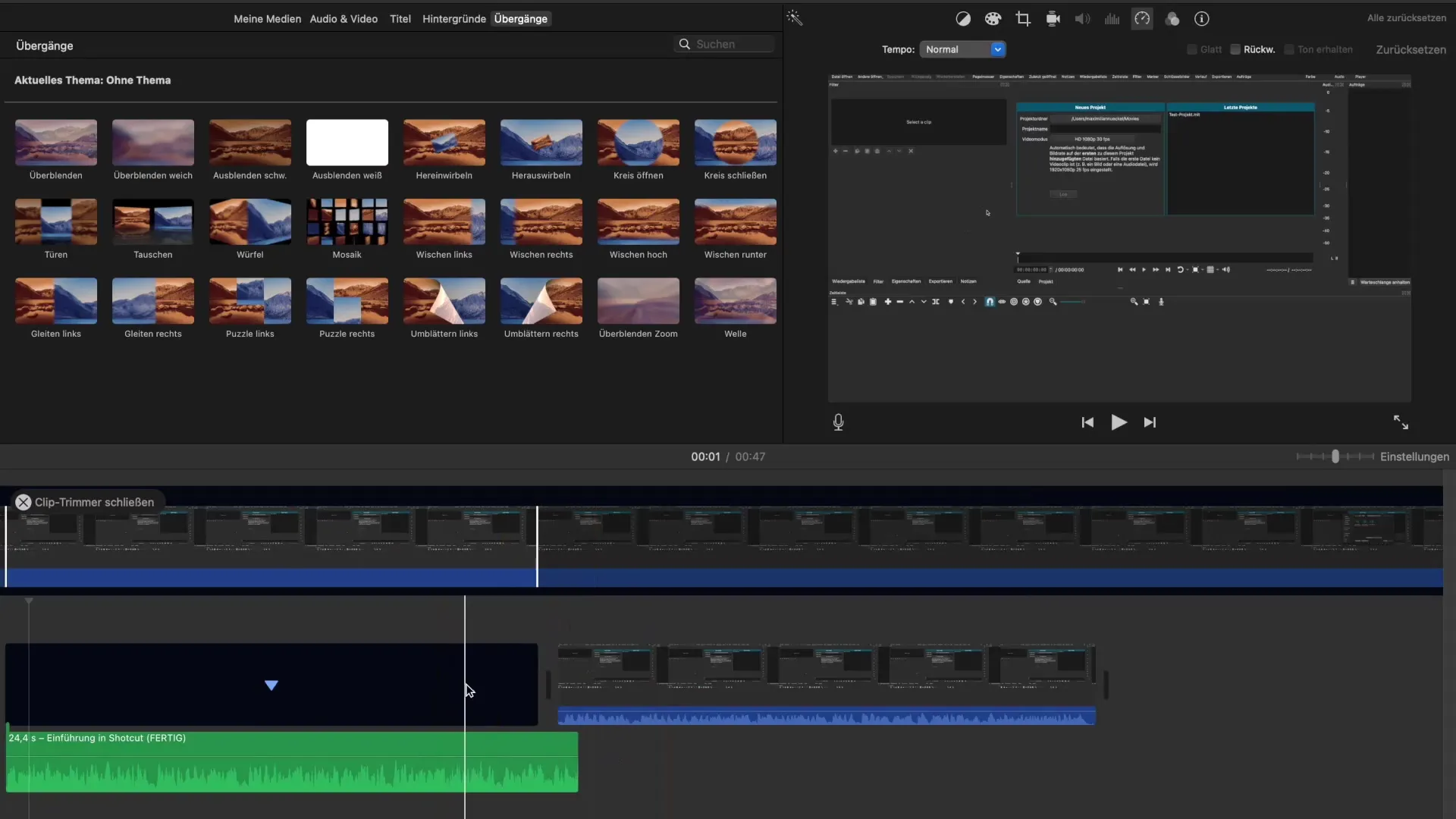 Нов урок по iMovie за функции на десен и ляв клик Новo iMovie ръководство за функции на десния и левия клик