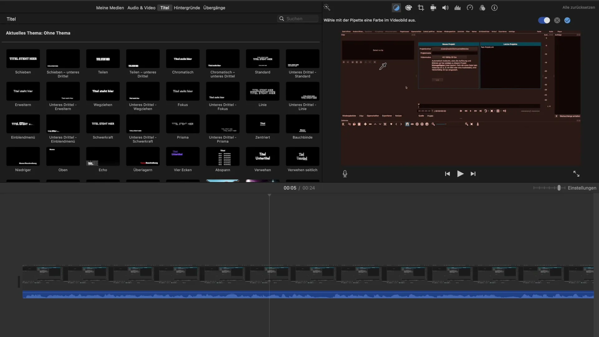 Оптимална цветова настройка в iMovie: Ето как става Оптимална настройка на цвета в iMovie: Ето как става