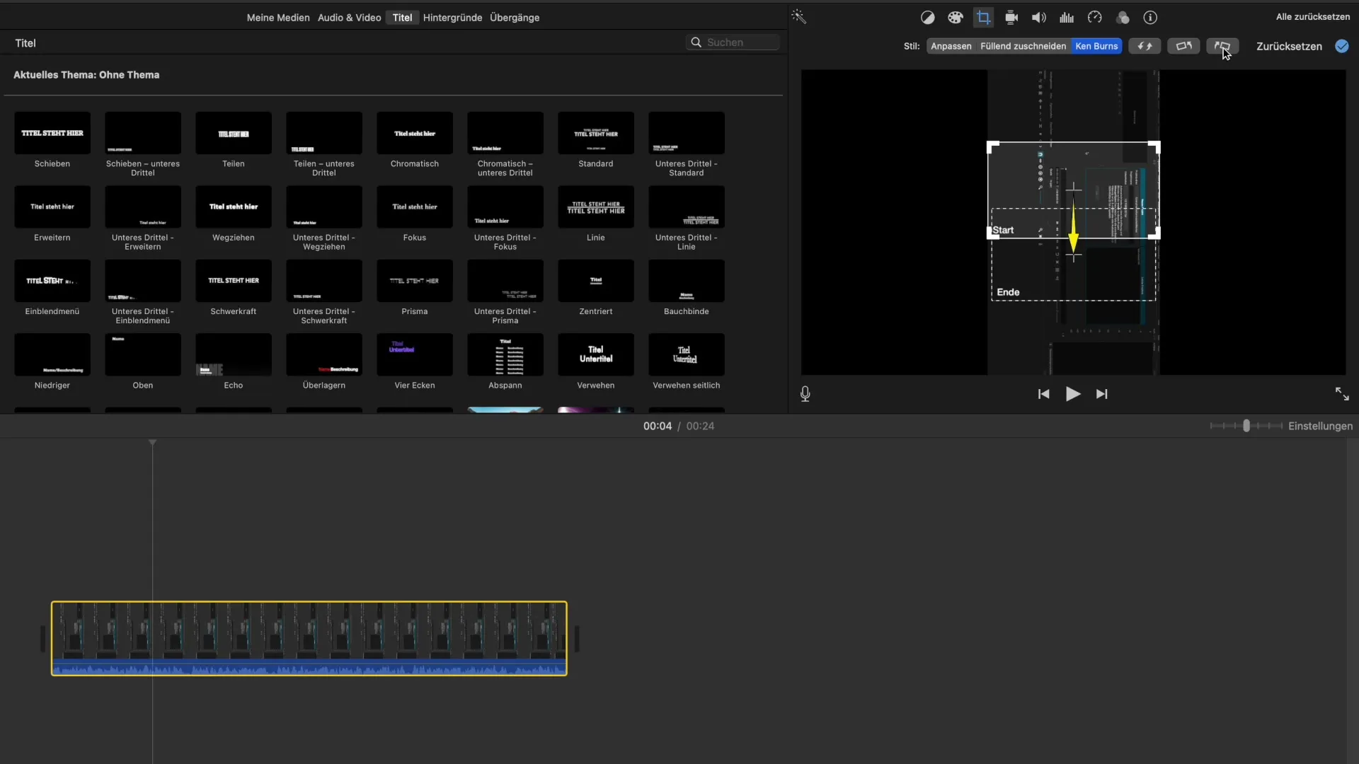 Ефективно изрязване на видеа в iMovie Ефективно изрязване на видеа в iMovie