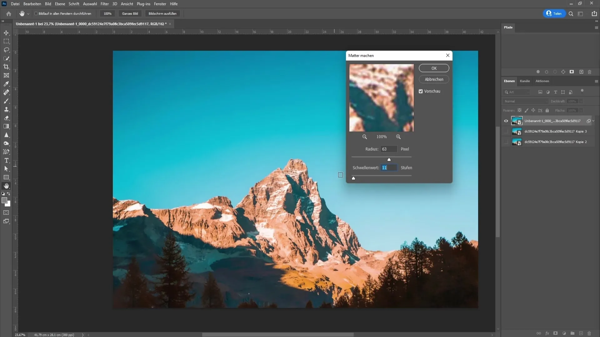 Eliminar eficazmente los cortes tonales en Photoshop