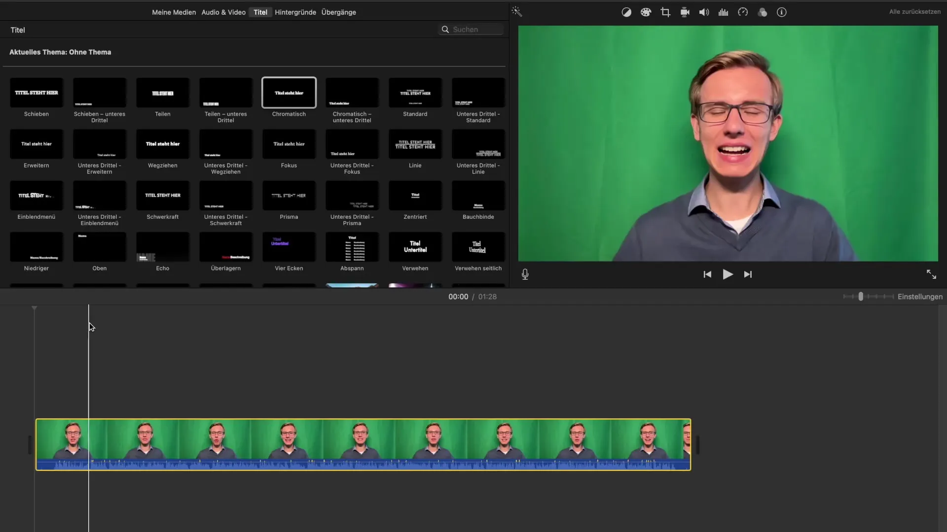 Да овладеете ефекта на зеления екран в iMovie Овладяване на ефекта с грийнскрийн в iMovie
