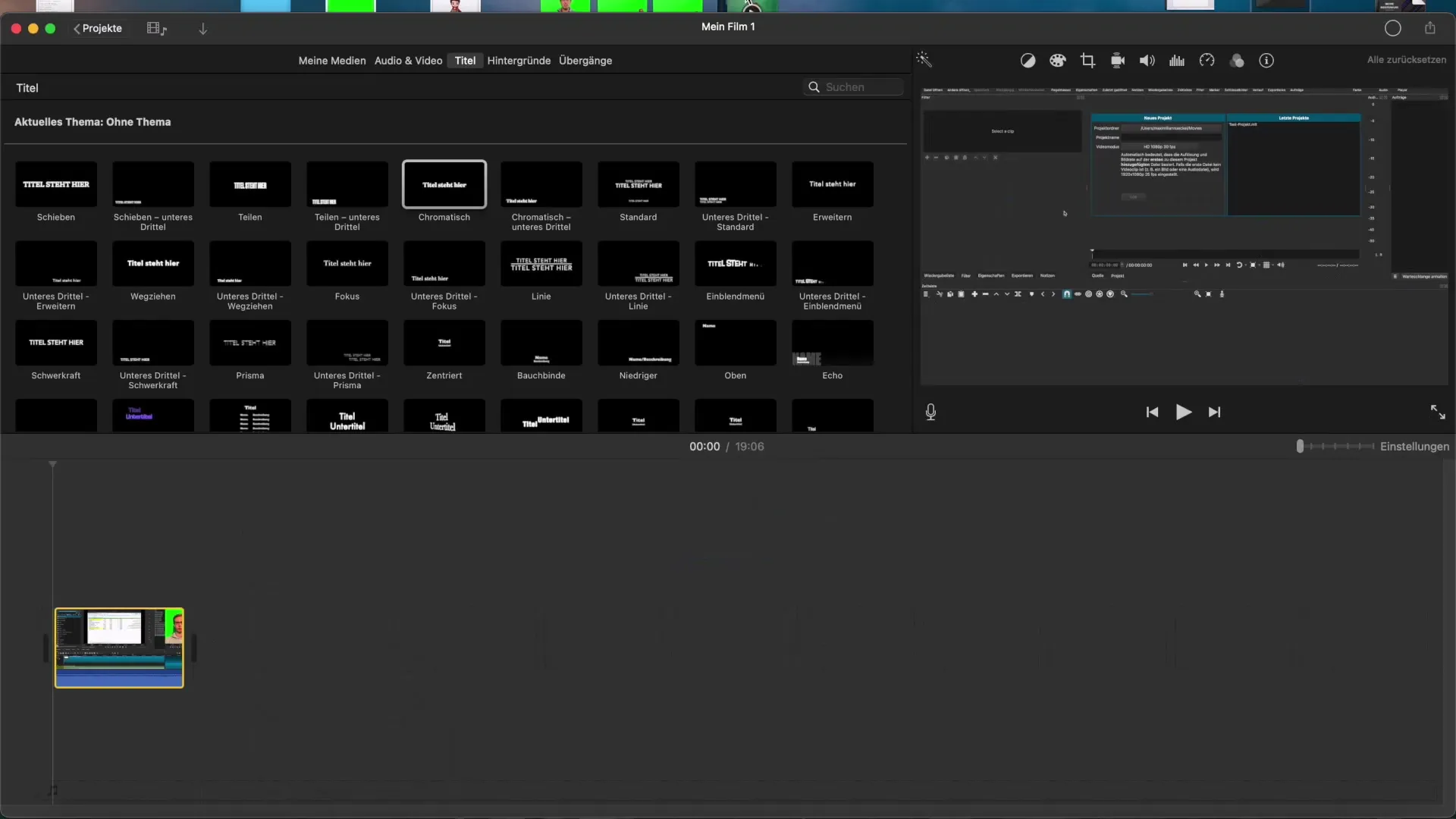 Майсторене на ефекта със зелен екран в iMovie Майсторство на ефекта "Зелен екран" в iMovie