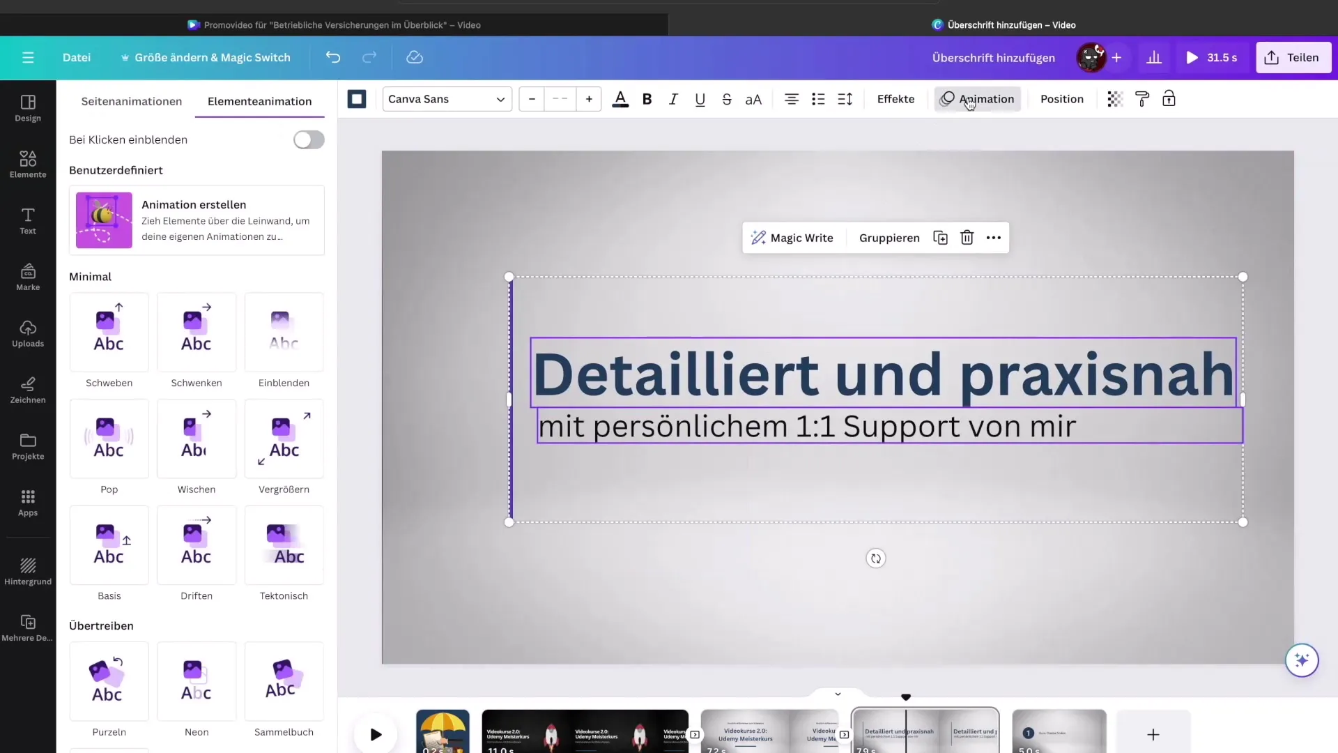 Създаване на анимирани сцени за вашето промо видео с Canva и iMovie Създайте анимирани сцени за вашето промо видео с Canva и iMovie