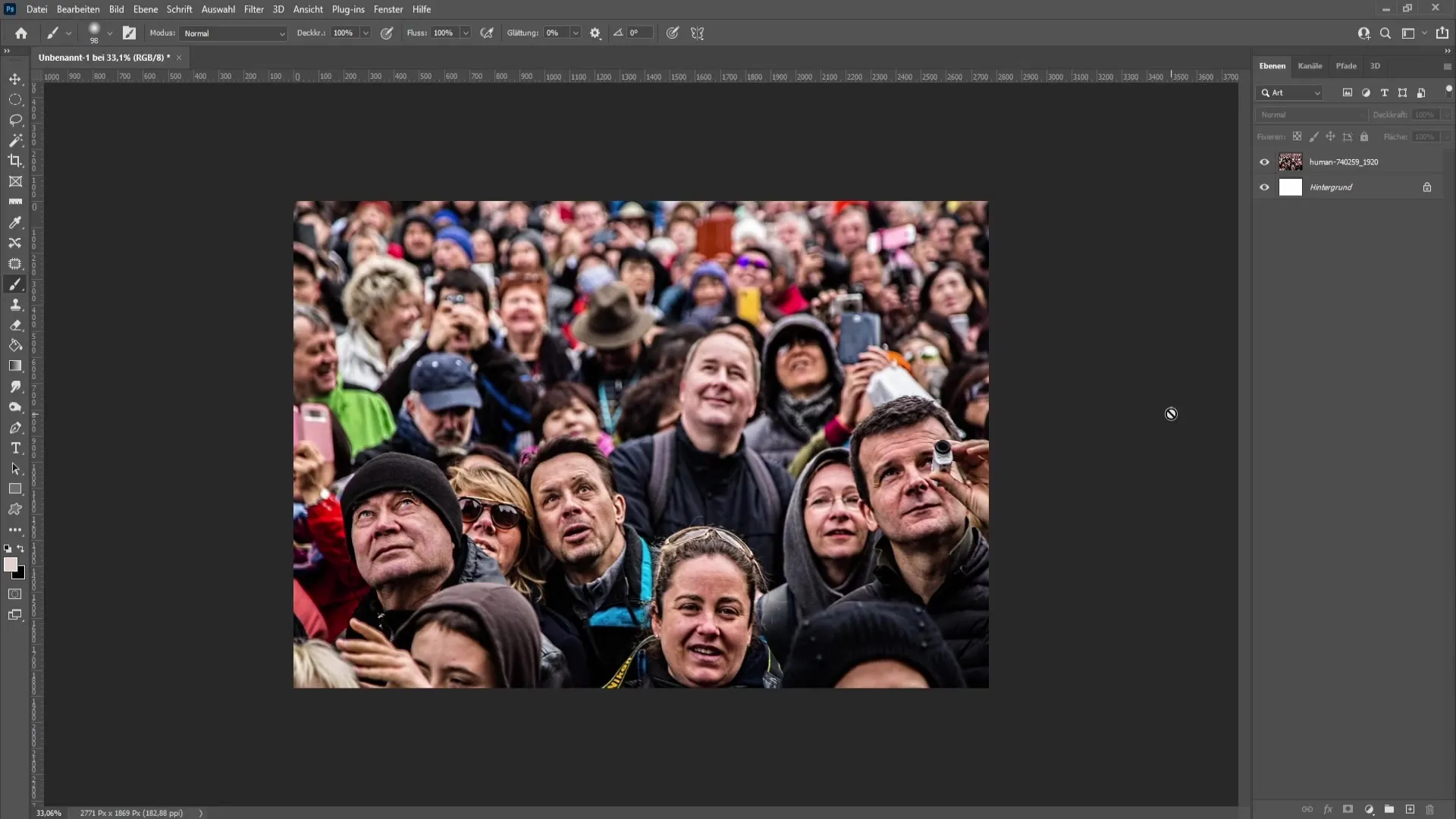 Hurtigt og nemt at pixelere ansigter i Photoshop