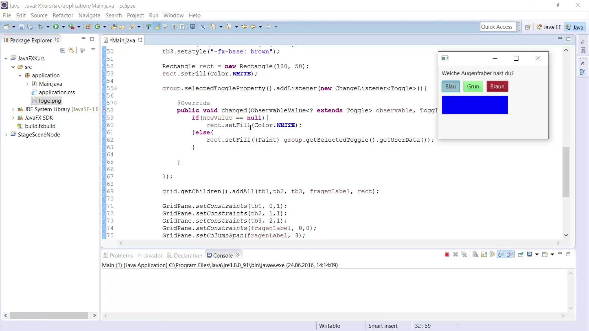 Introdução aos Botões Toggle em JavaFX para aplicações GUI