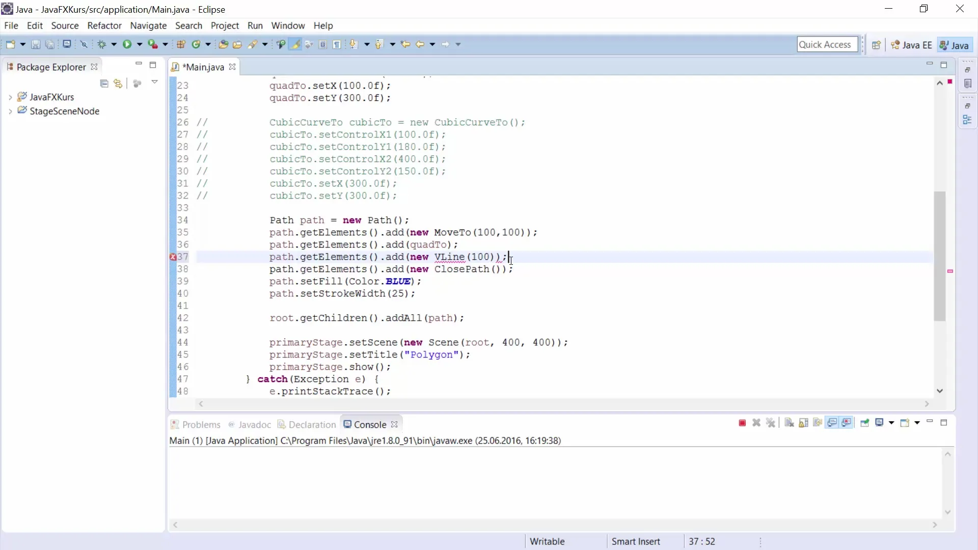 Créer des graphiques et des animations avec JavaFX Path Créer des graphiques et des animations avec JavaFX Path
