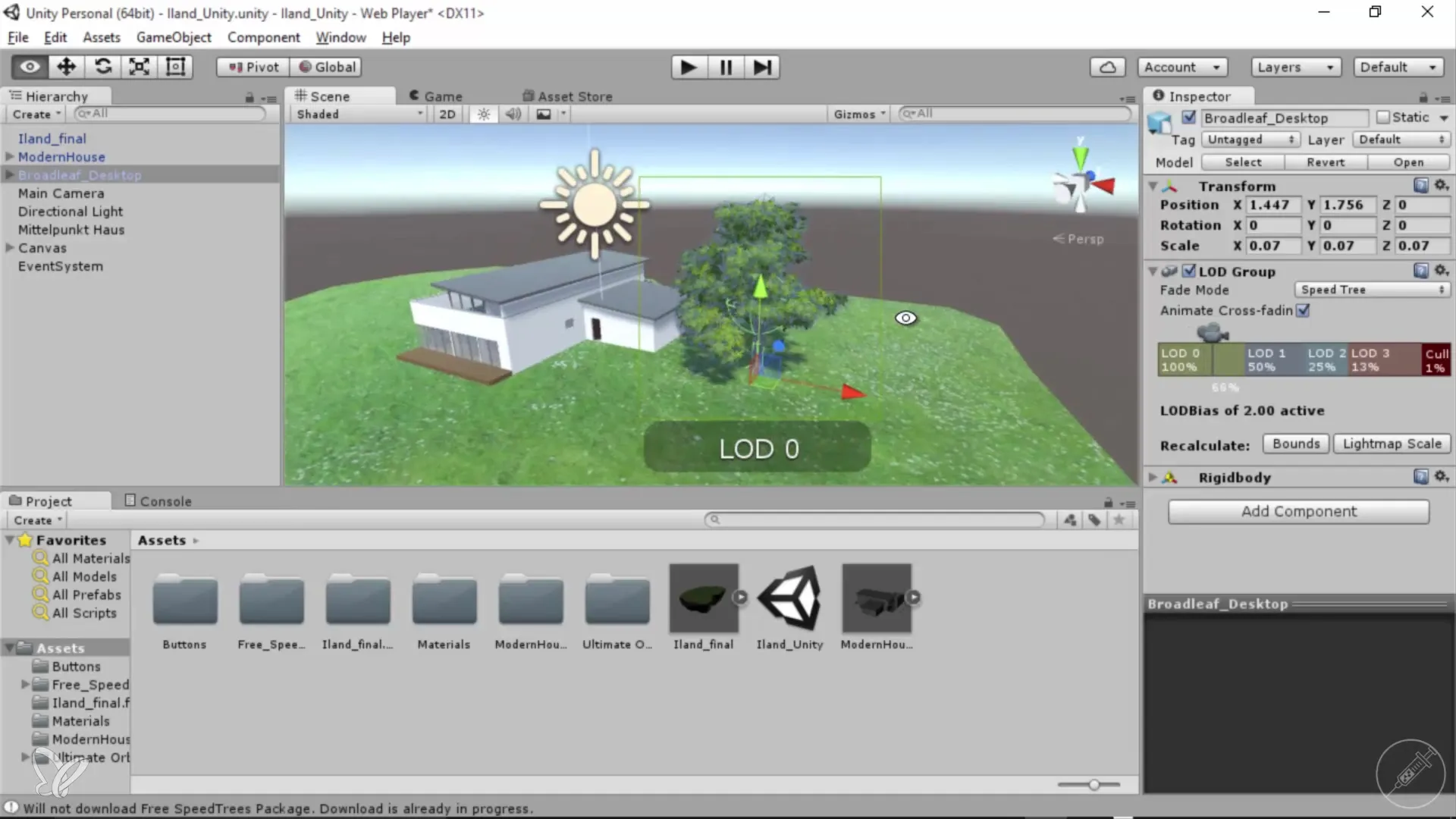 Træanimation i Unity - Trin-for-trin vejledning Baum Animation i Unity – Trin-for-trin Guide