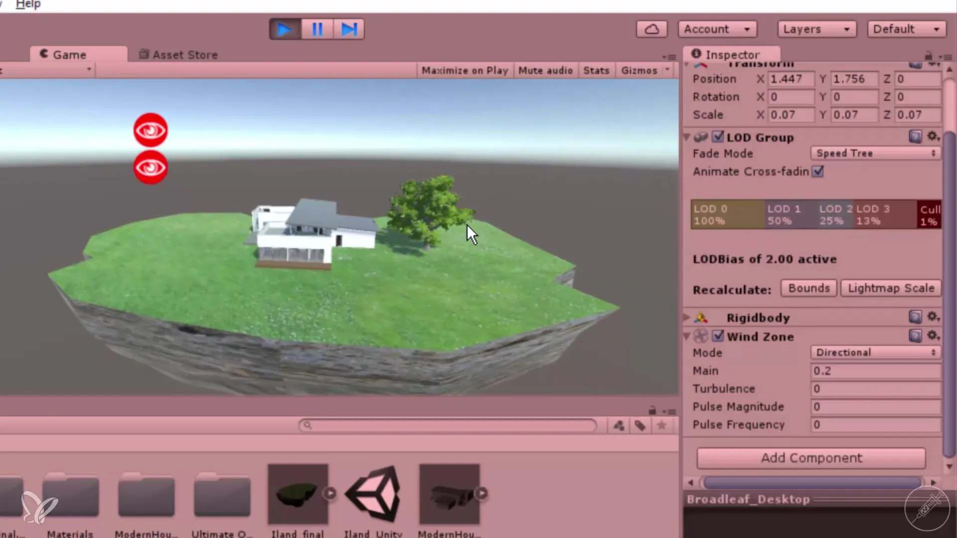 Træanimation i Unity – Trin-for-trin guide Træanimation i Unity - Trin-for-trin guide