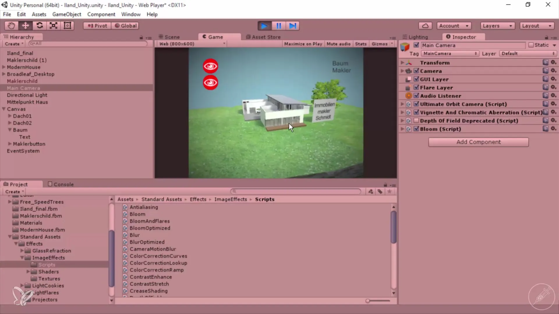 Professionelle tilpasninger i Unity til 360°-visninger Professionelle tilpasninger i Unity til 360°-visninger