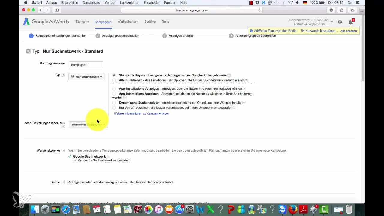 Sætte effektive Google AdWords-kampagner op Design effektive succesfulde Google AdWords kampagner