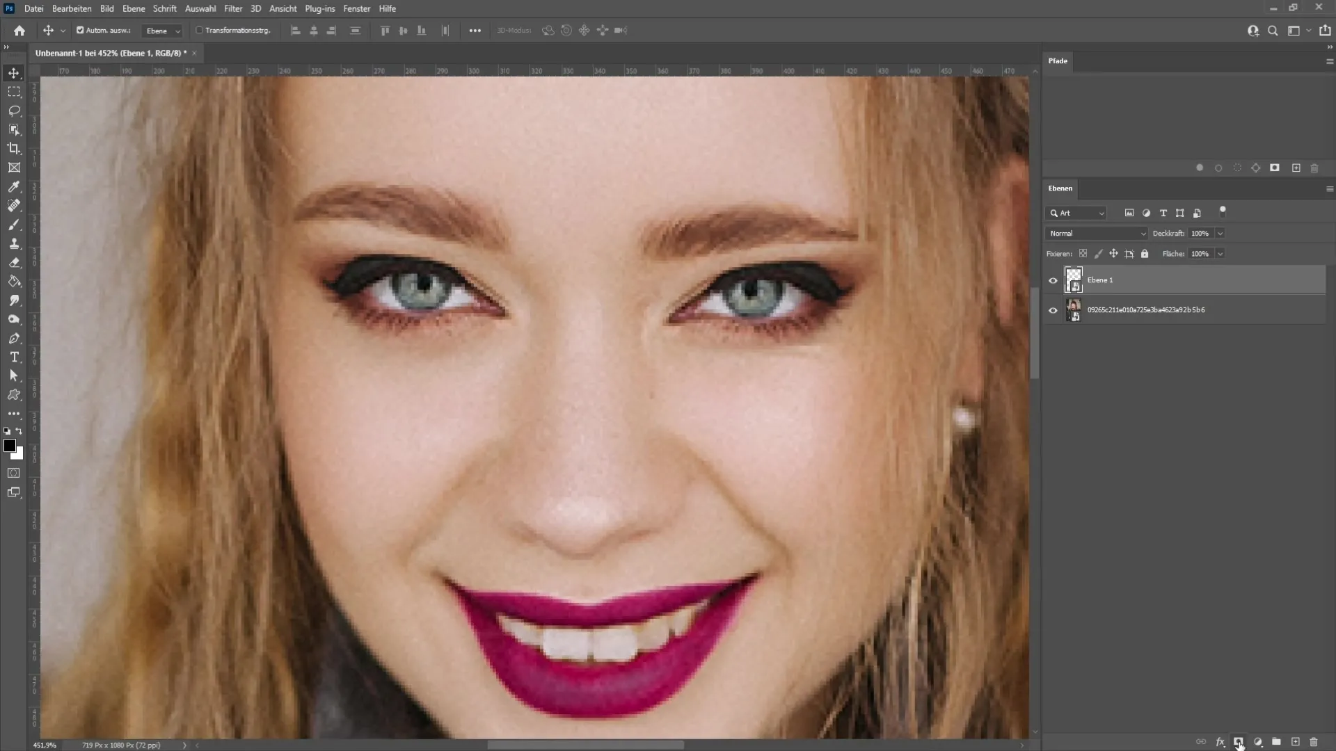 Apertura realistica degli occhi in Photoshop - Guida passo dopo passo