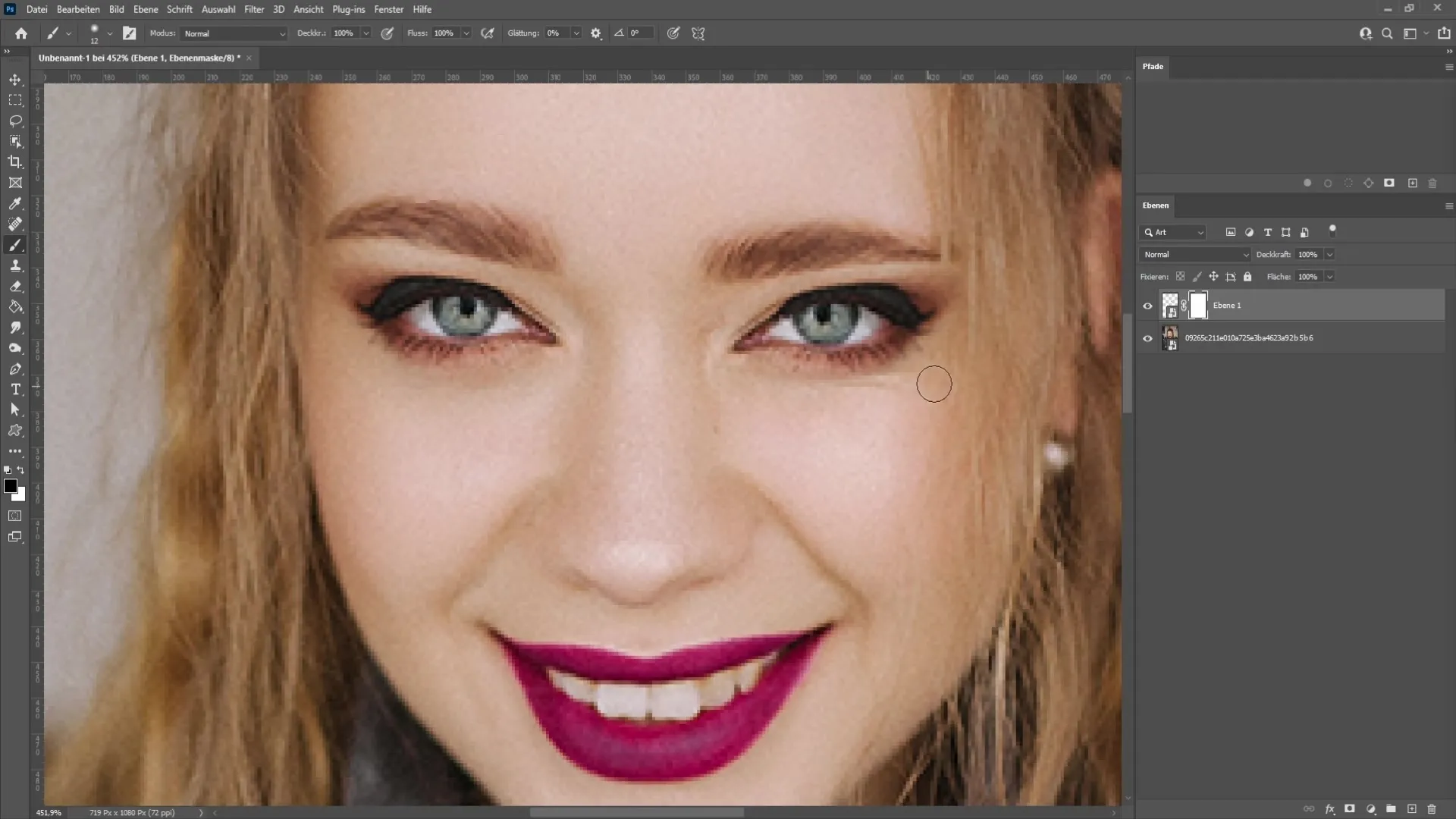 Apertura realistica degli occhi in Photoshop - Guida passo passo