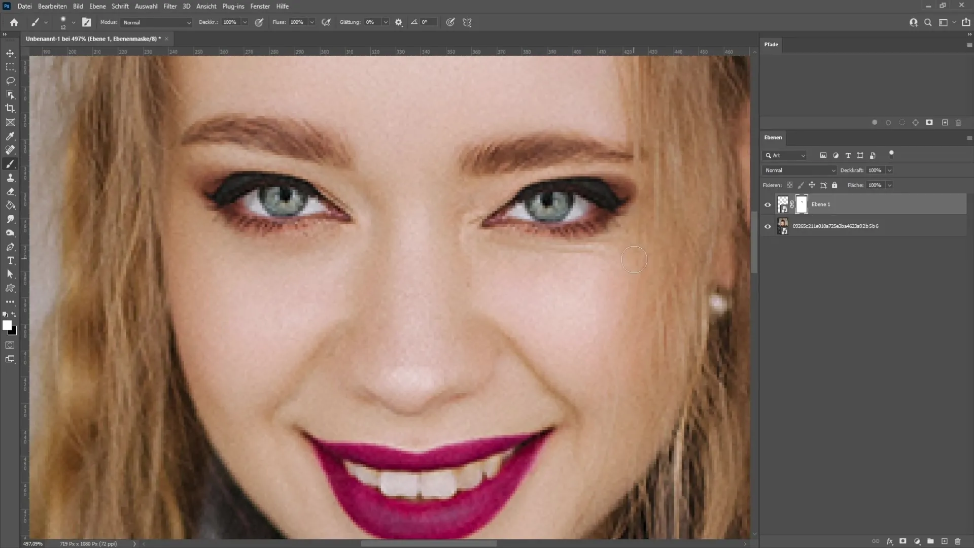 Apertura realistica degli occhi in Photoshop - Guida passo dopo passo
