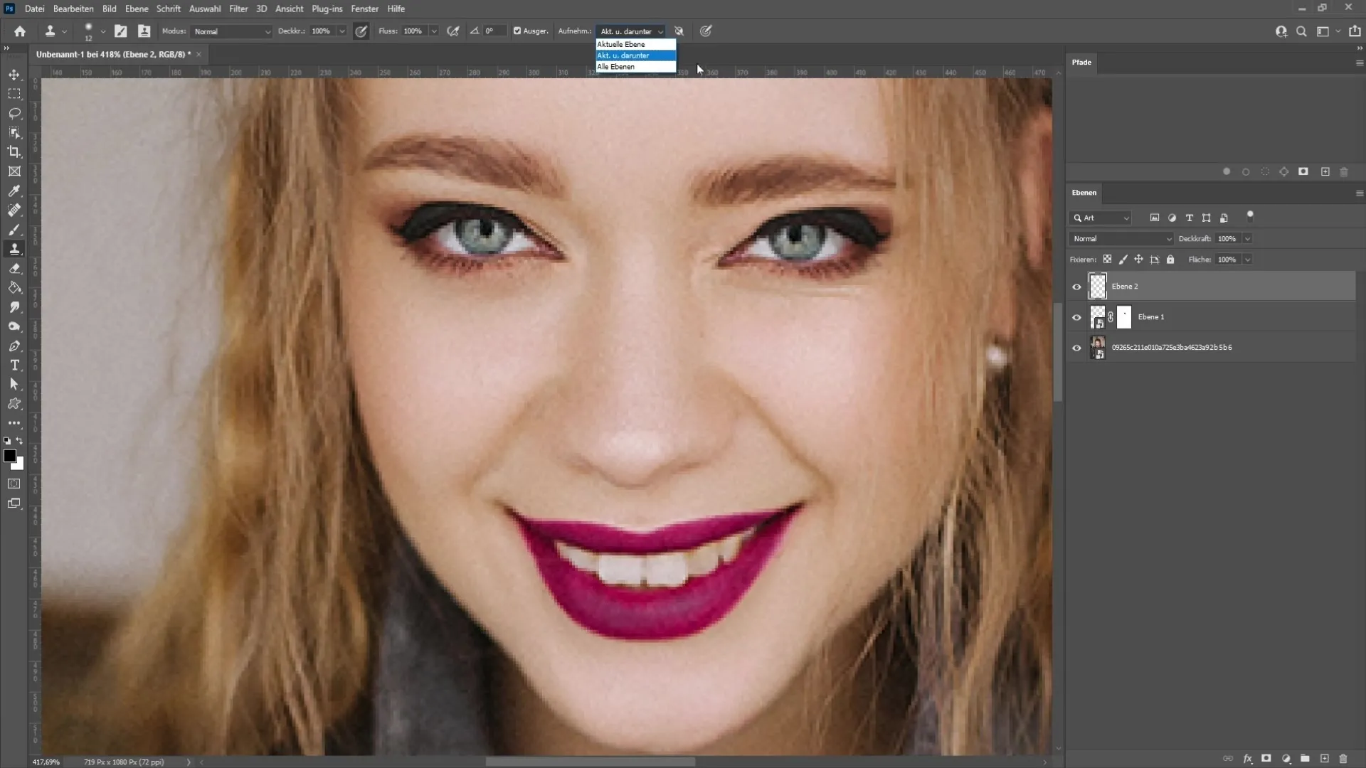 Apertura realistica degli occhi in Photoshop - Guida passo passo