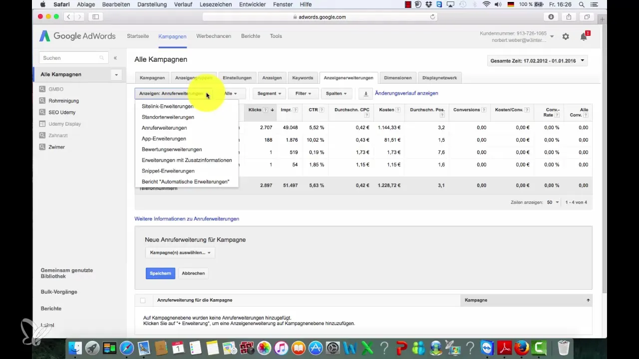 Use call extensions in Google AdWords more effectively Using call extensions in Google AdWords more effectively