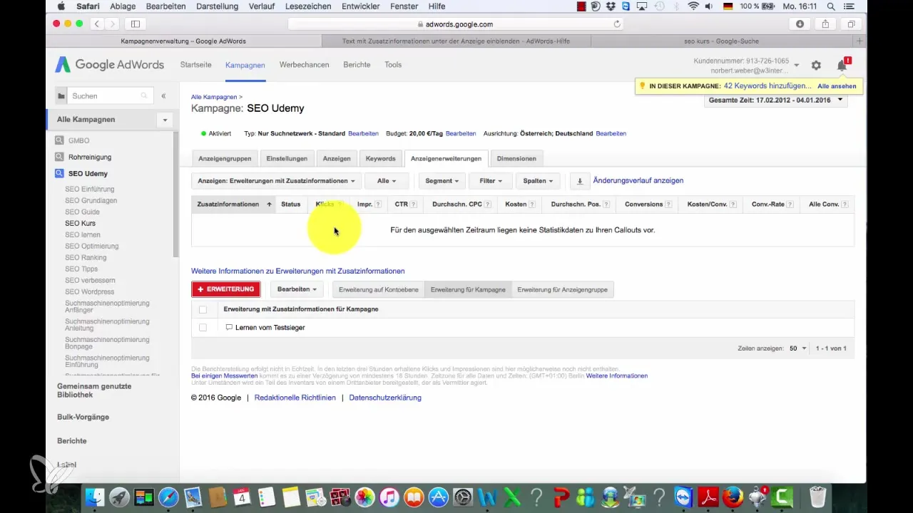 Maximizing Ad Extensions in Google AdWords Optimally Utilizing Ad Extensions in Google AdWords