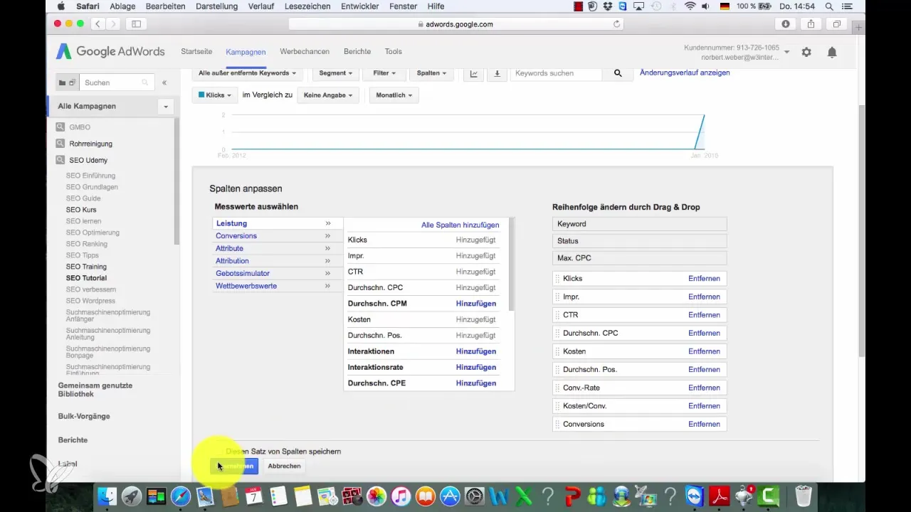 Important Metrics for Effectively Setting Up Google AdWords Dashboard Important metrics for effectively setting up a Google AdWords dashboard