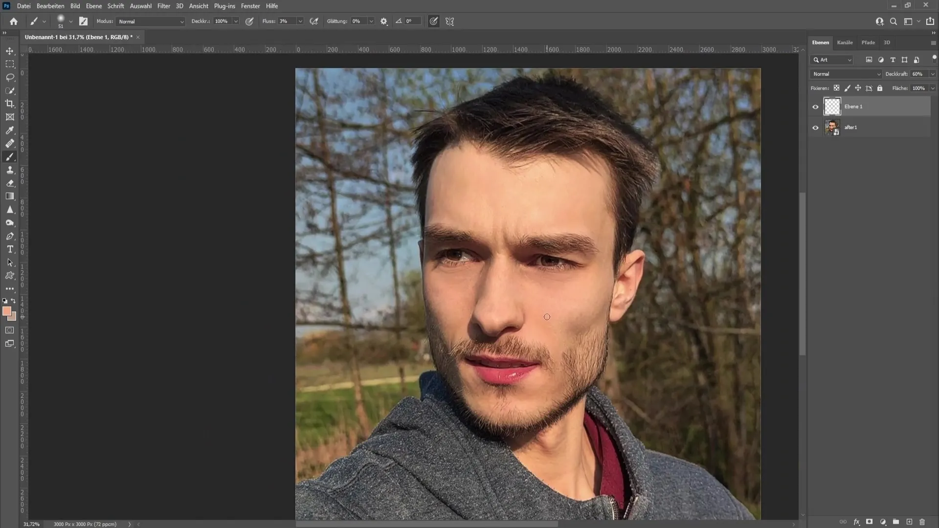 Eliminar ojeras con Photoshop - Una guía paso a paso