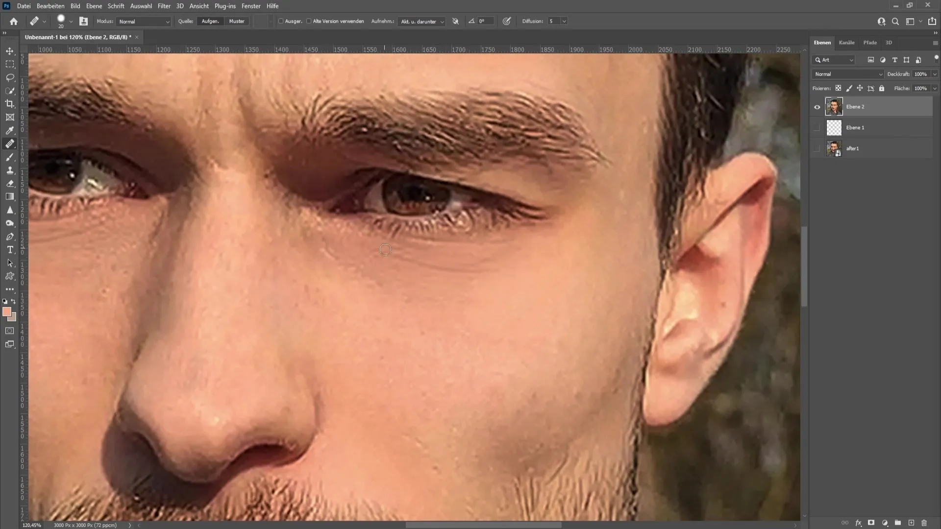 Eliminar las ojeras con Photoshop: una guía paso a paso