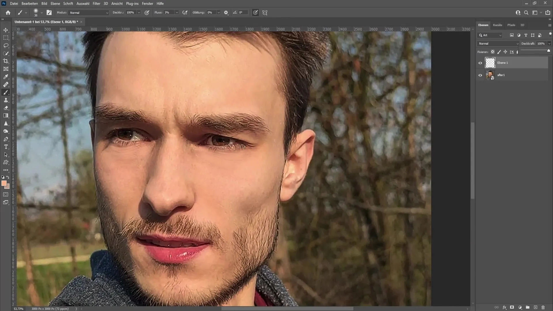 Eliminar ojeras con Photoshop - Una guía paso a paso