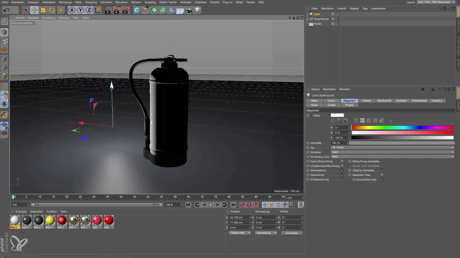 Lichtfarben gezielt einsetzen in Cinema 4D Lichtfarben gezielt einsetzen in Cinema 4D