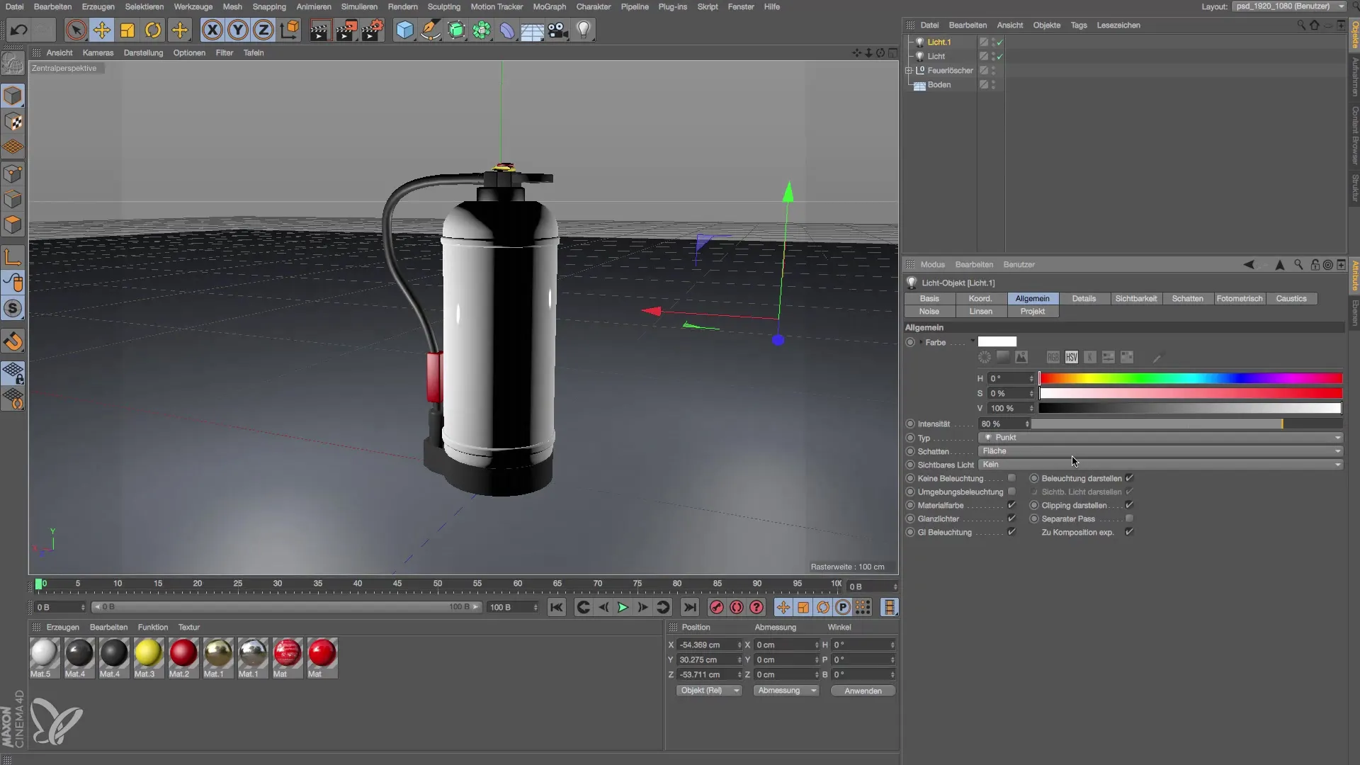 Lichtfarben gezielt einsetzen in Cinema 4D Lichtfarben gezielt einsetzen in Cinema 4D