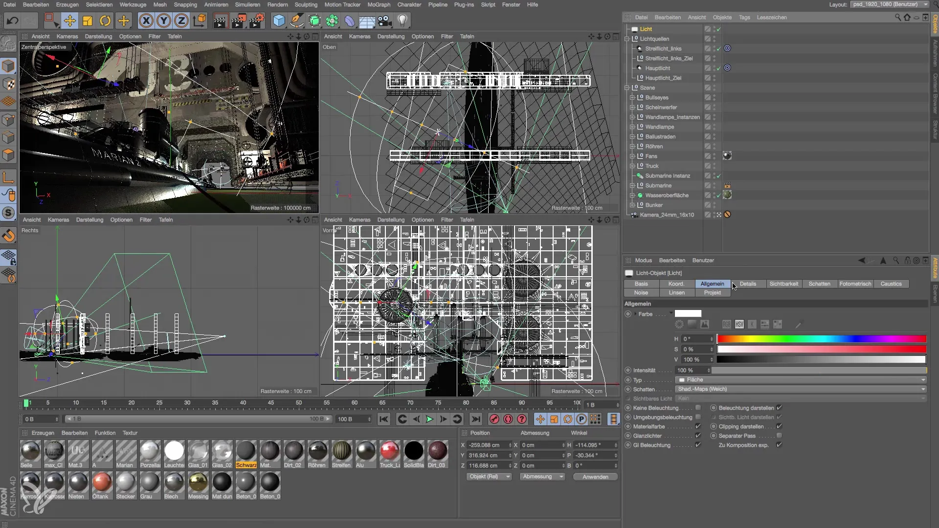 Farbgradienten für realistische Lichtsetzung in Cinema 4D Farbgradienten für realistische Lichtsetzung in Cinema 4D