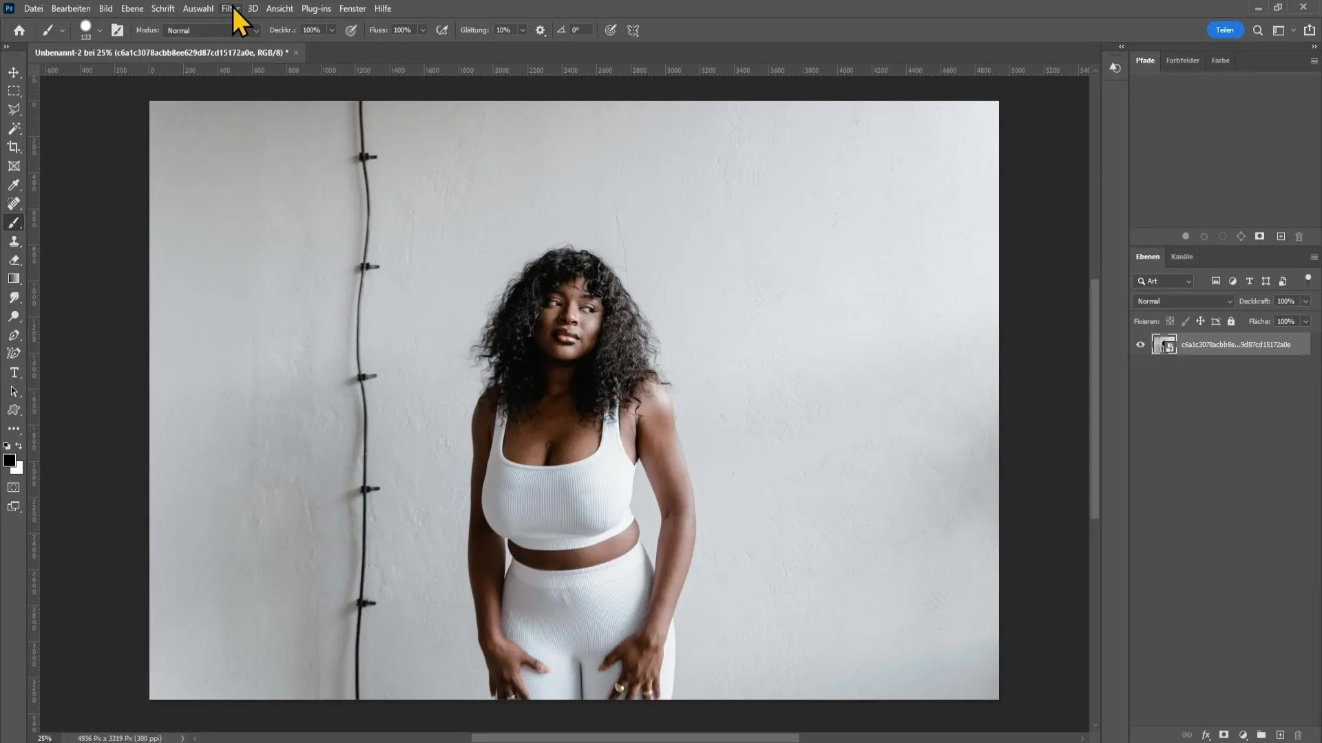 Borsten vergroten in Photoshop: Een stap-voor-stap handleiding