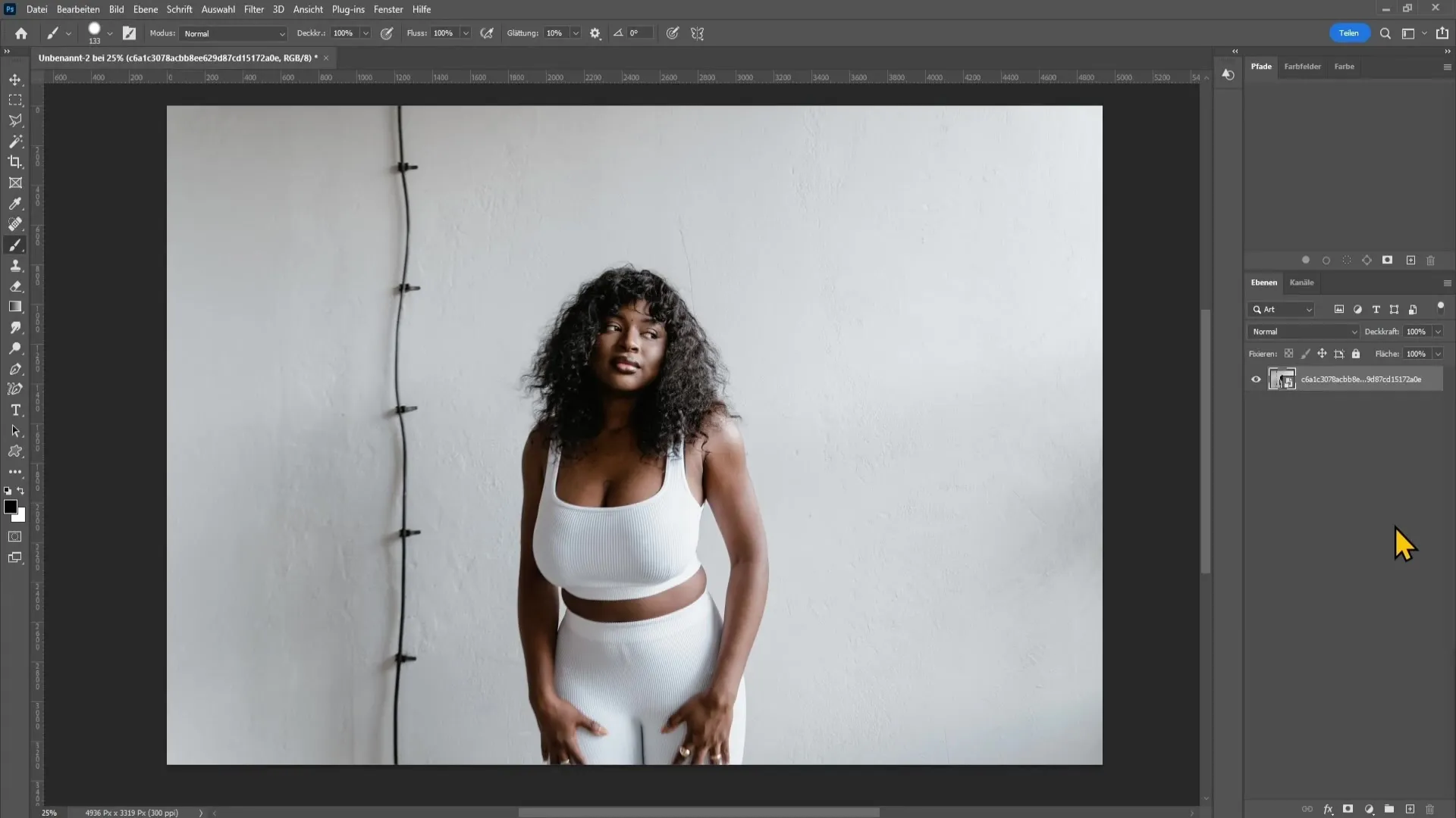 Borsten in Photoshop vergroten: Een stapsgewijze handleiding