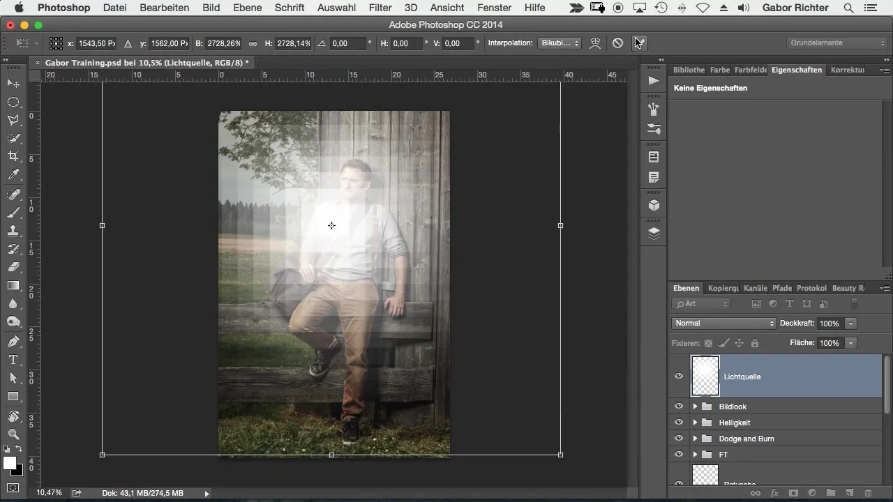 Add a light source in Photoshop and design it creatively Add a light source in Photoshop and create it creatively