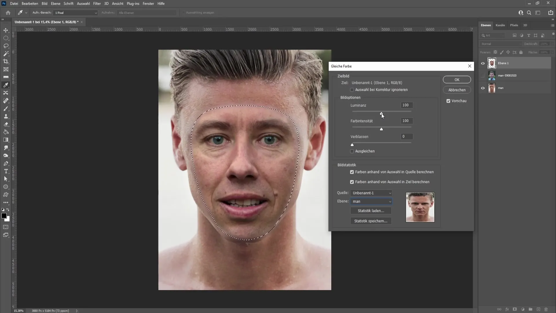 Realistica sostituzione di un volto in Photoshop