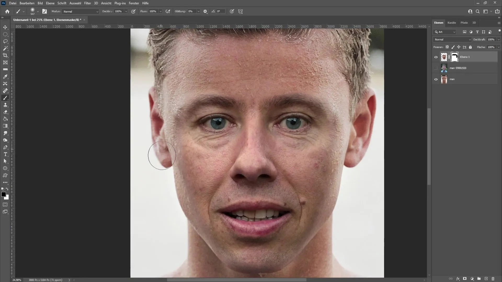 Sostituzione realistica di un volto in Photoshop