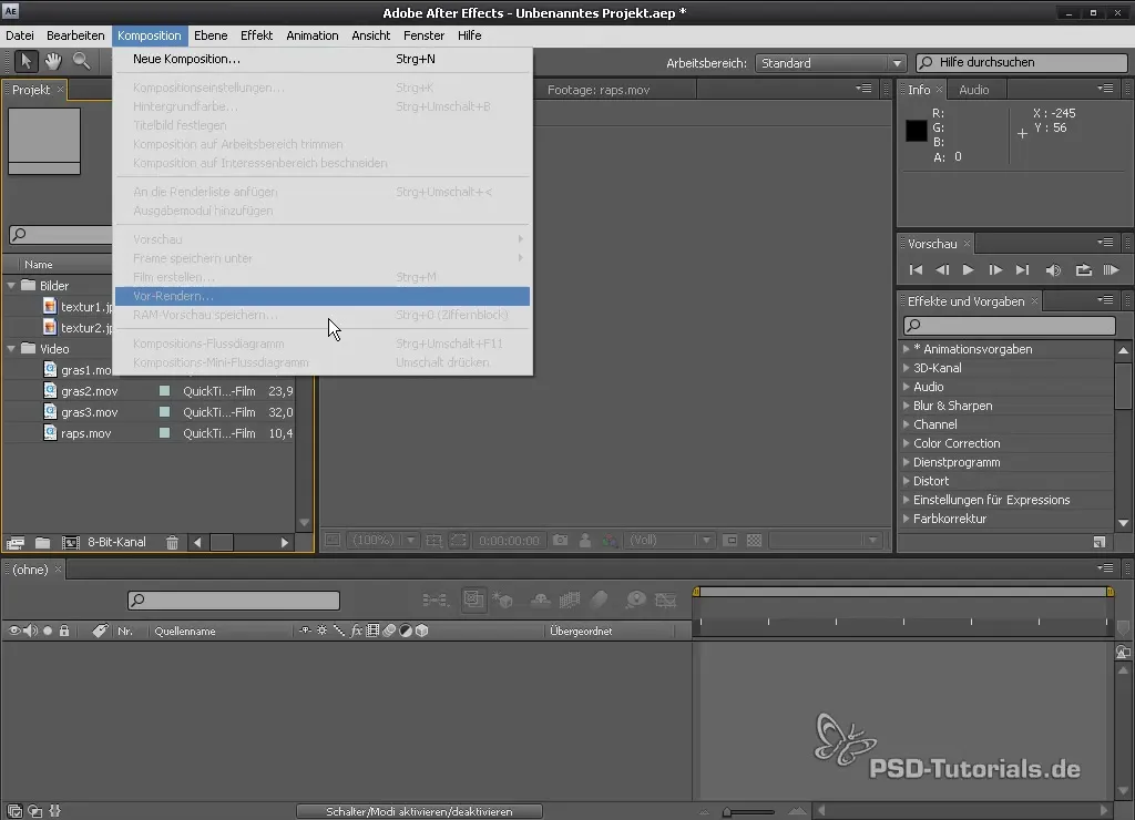 Введение в After Effects - пользовательский интерфейс и проекты Введение в After Effects - пользовательский интерфейс и проекты