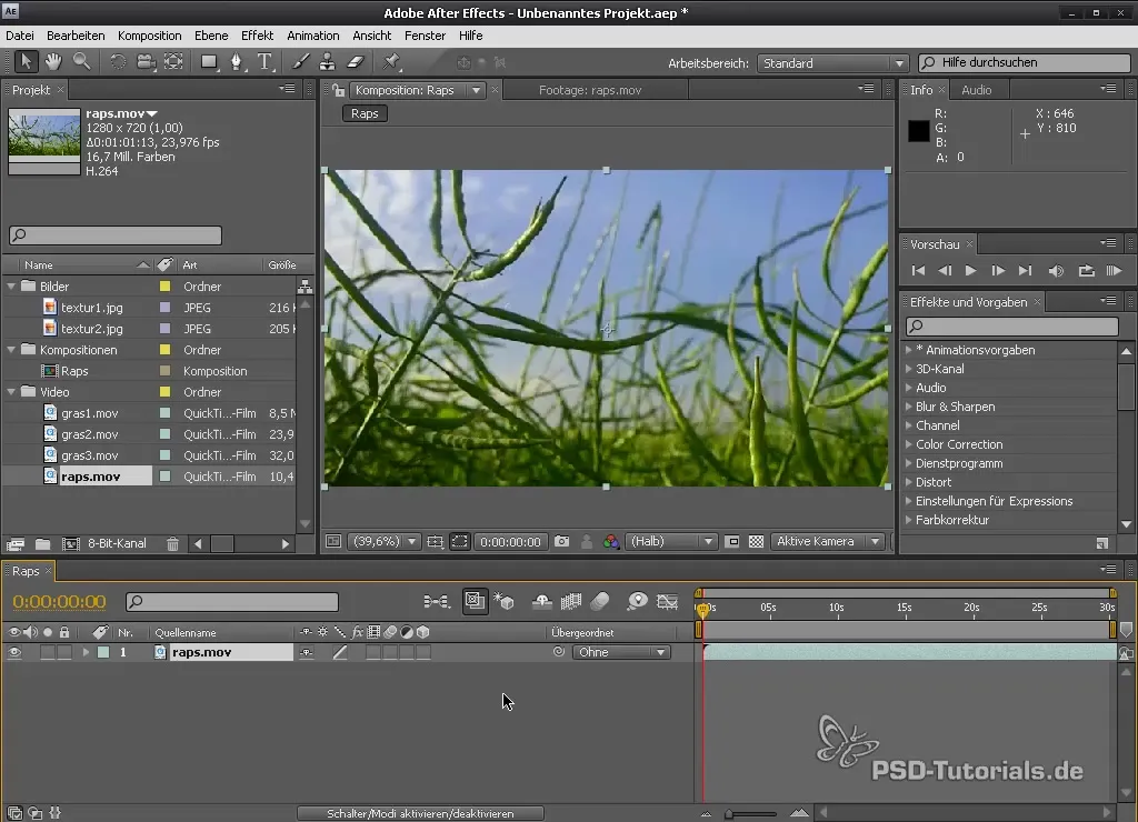 Введение в After Effects - пользовательский интерфейс и проекты Введение в After Effects - пользовательский интерфейс и проекты