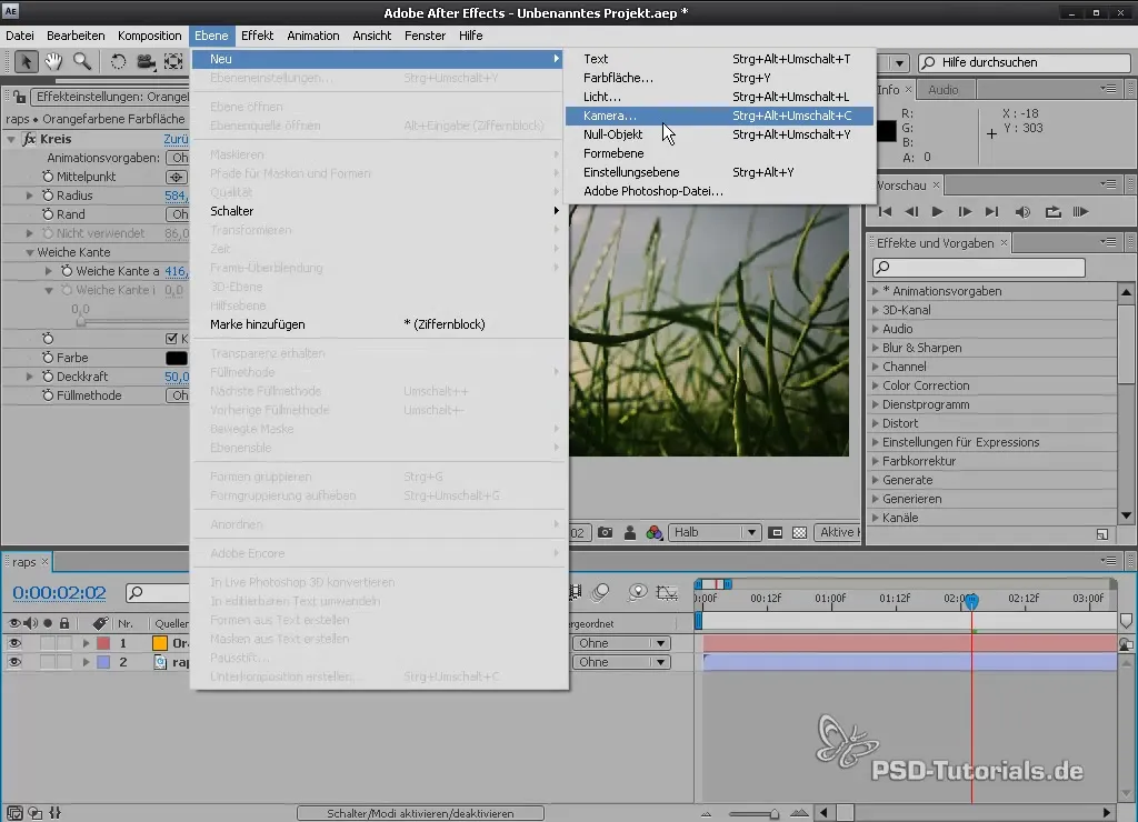 Эффекты и уровни настройки в After Effects Эффекты и уровни настройки в After Effects