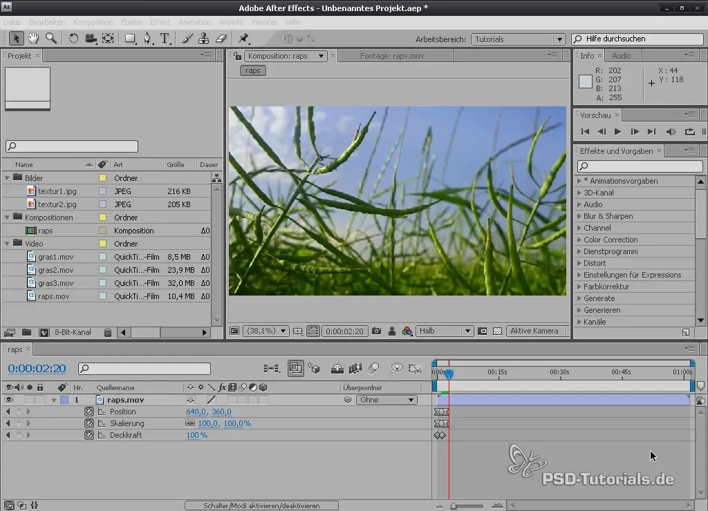 Эффекты и уровни корректировки в After Effects Эффекты и уровни настройки в After Effects