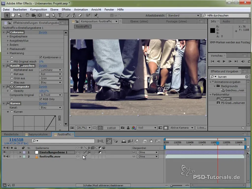 Углубленная цветокоррекция с помощью инструментов After Effects Углубленная цветовая коррекция с помощью инструментов After Effects