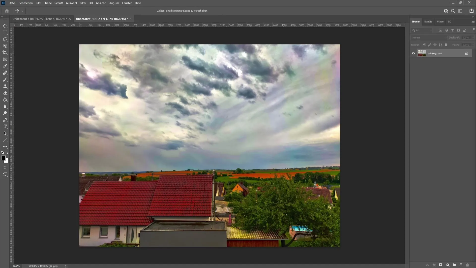 Vytvoření HDR obrázku v programu Photoshop: postup krok za krokem