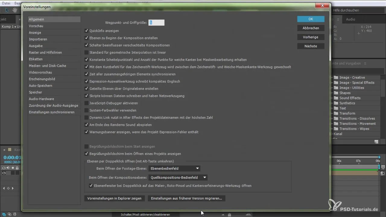 Nuevo comportamiento de almacenamiento en caché en After Effects CC 2015.1
